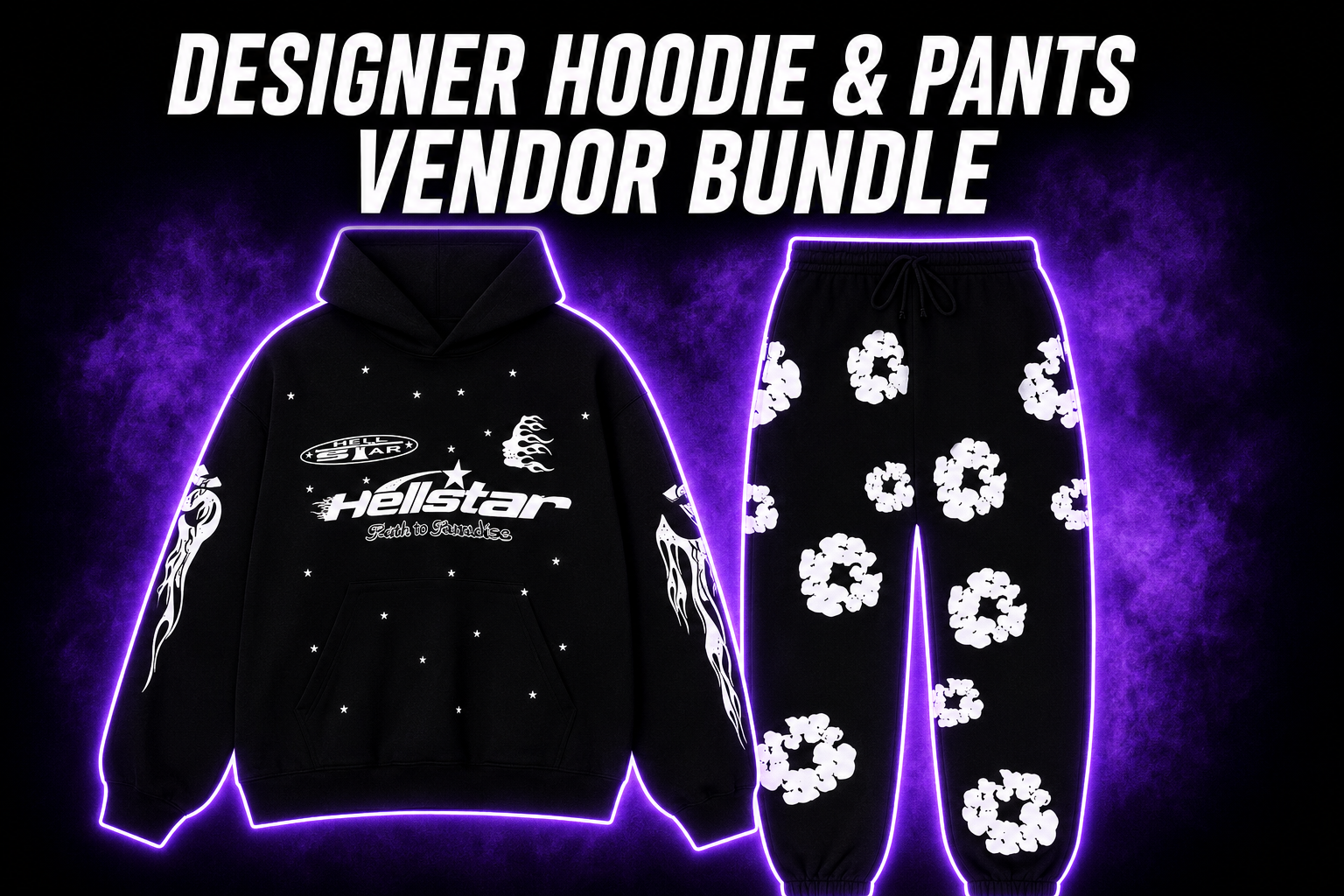 Designer Hoodie & Pants Vendor Bundle